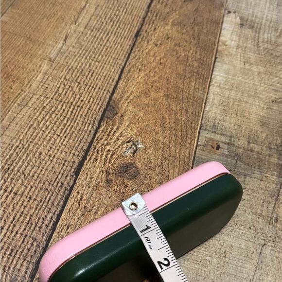 Kate Spade Pink & Green Colorblock Hardcase Eyeglass Sunglass Case. - Picture 12 of 12